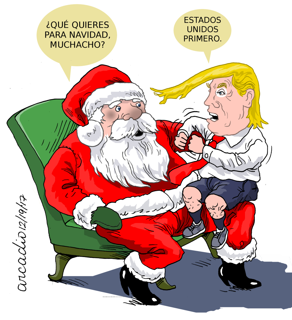  UN REGALO DE NAVIDAD PARA TRUMP by Arcadio Esquivel