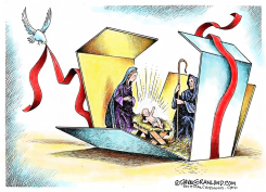 CHRISTMAS GIFT  by Dave Granlund