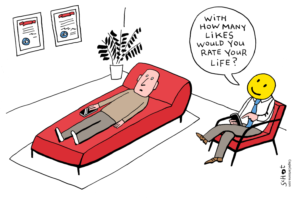 Facebook likes depression