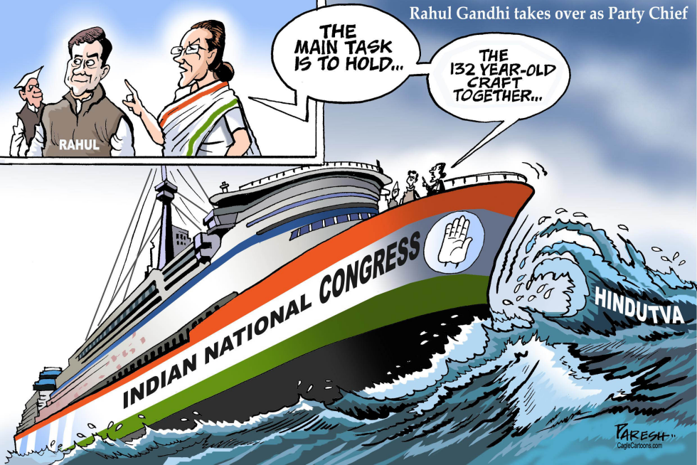  RAHUL AS CONGRESS CHIEF by Paresh Nath