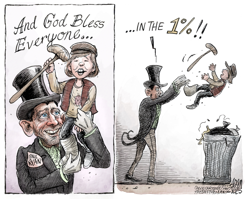  TAX BILL PASSED by Adam Zyglis