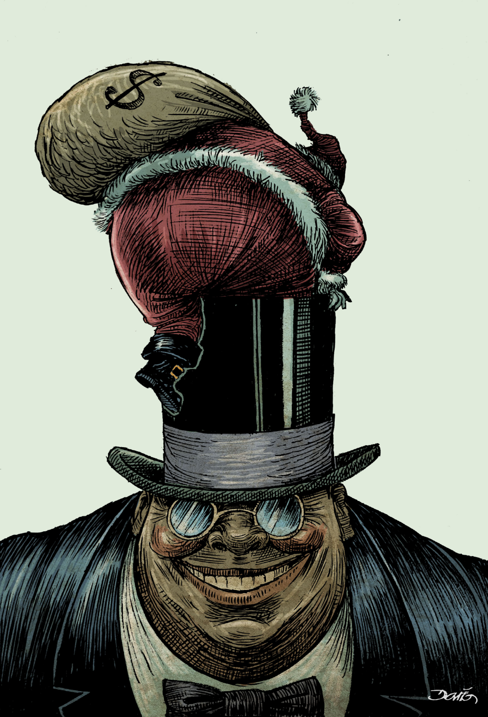  THE POLITICIANS CHRISTMAS by Dario Castillejos