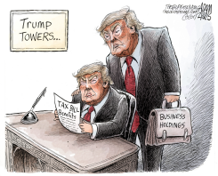 SIGNING CEREMONY  by Adam Zyglis