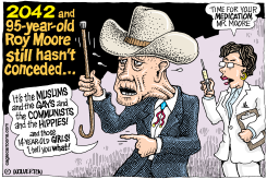 ROY MOORE NEVER CONCEDES by Monte Wolverton
