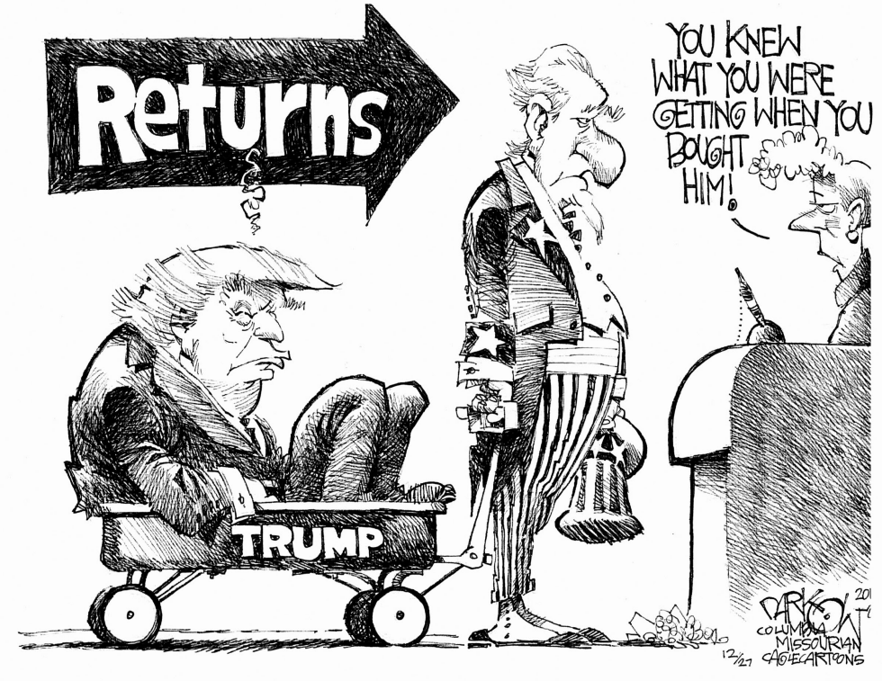  RETURN POLICY by John Darkow