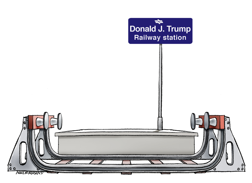 Railway Station in Israel named after Trump