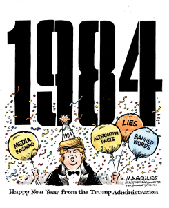 HAPPY NEW YEAR FROM THE TRUMP ADMINISTRATION  by Jimmy Margulies