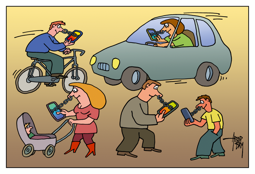 addicted people