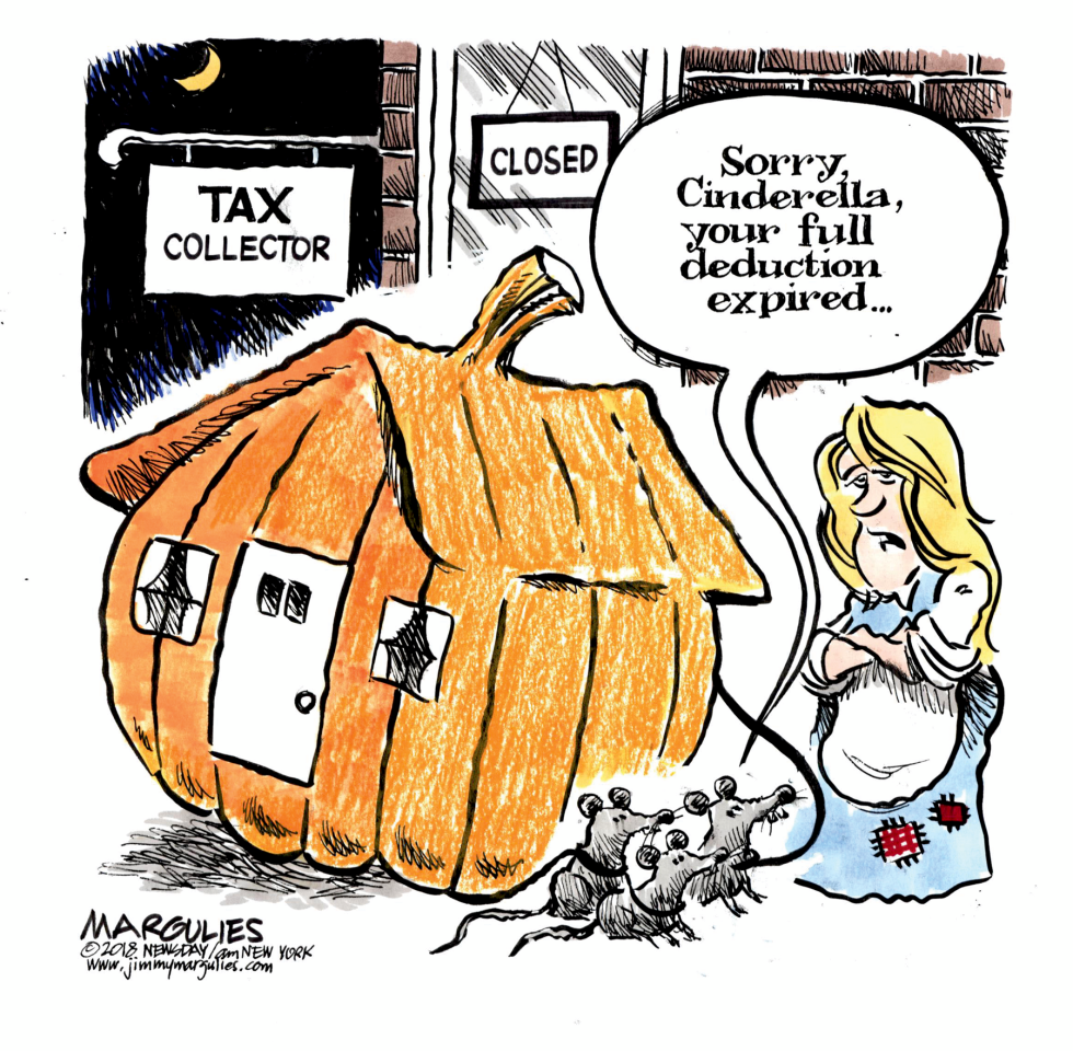 Cap on state and local tax deduction color