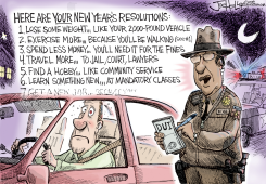 NEW YEARS DUI by Joe Heller