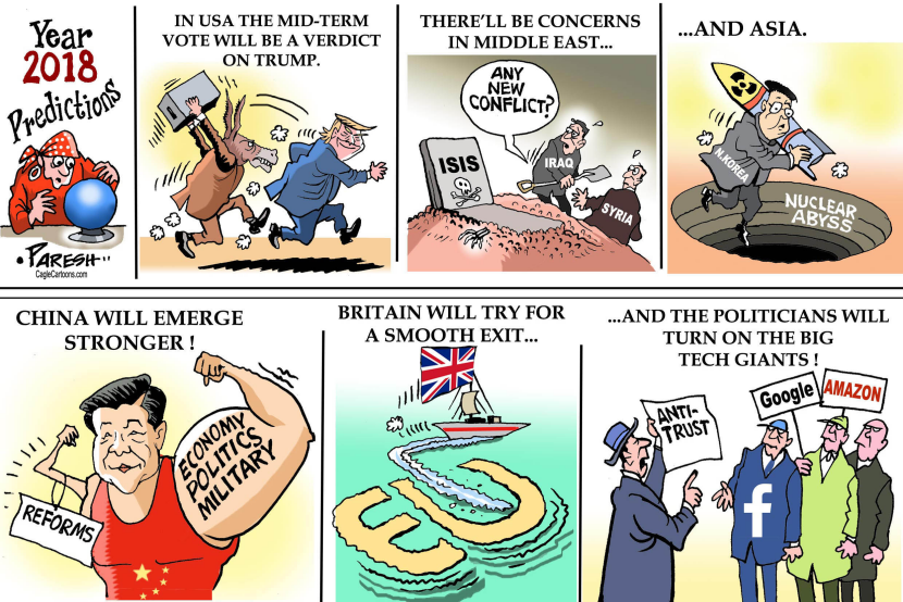 Year 2018 predictions