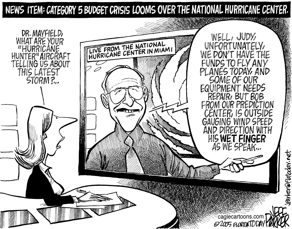 Hurricane Center Budget Disaster