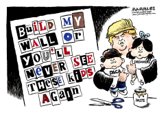 TRUMP AND DREAMERS  by Jimmy Margulies