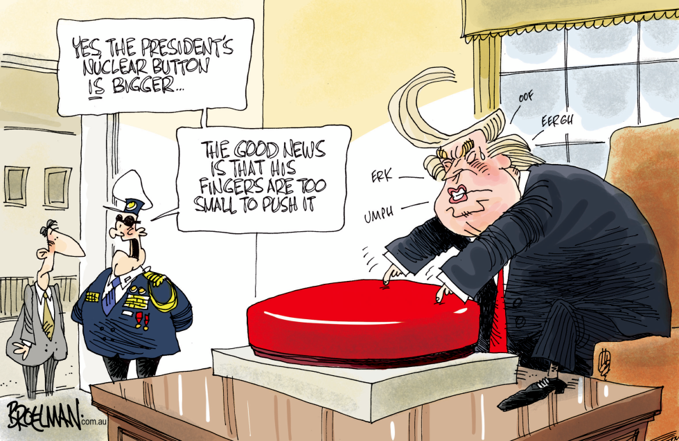 Trump's big button