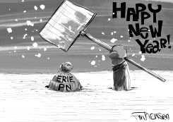 NEW YEAR BLANKET by Frank Hansen