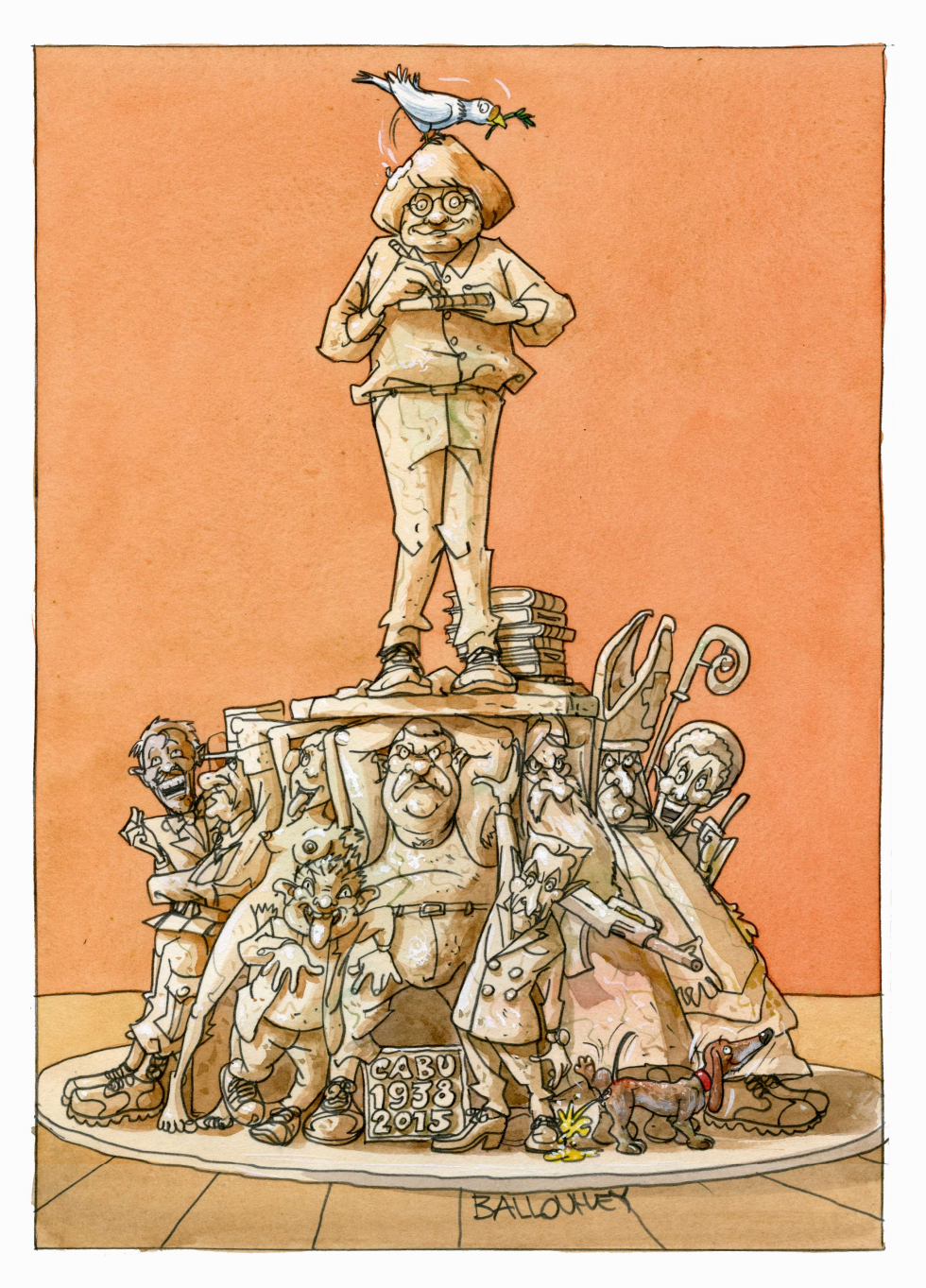 Tribute to the great cartoonist Cabu