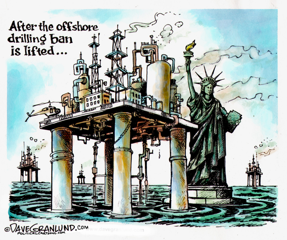  OFFSHORE DRILLING PLAN by Dave Granlund