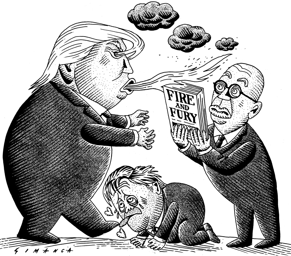 Trump Bannon and Wolff