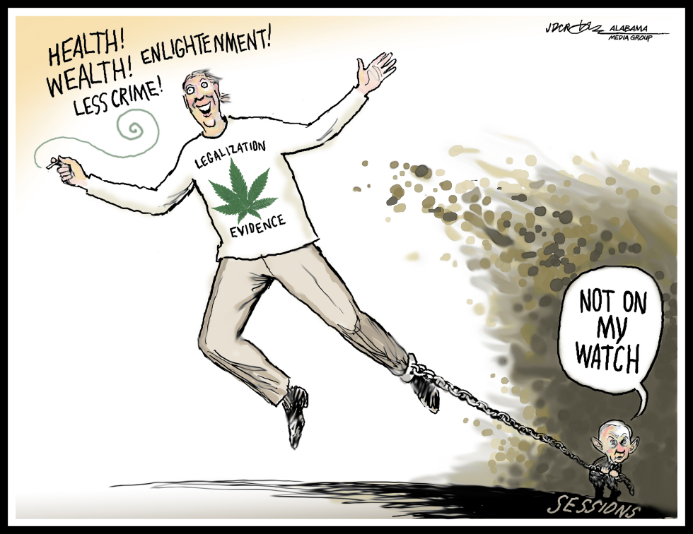 Jeff Sessions vs legal marijuana