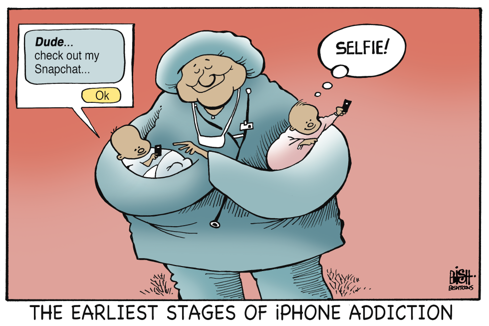 iPHONE ADDICTION, COLOR