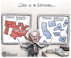 HIGHER LEARNING  by Adam Zyglis