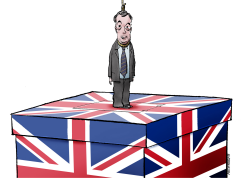 NIGEL FARAGE CALLS FOR SECOND BREXIT VOTE by Niels Bo Bojesen