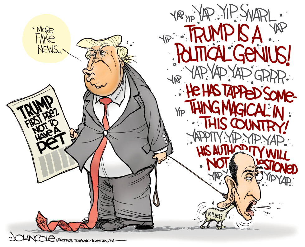  TRUMP'S DOGGIE by John Cole