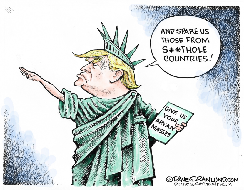 Trump and S-hole slur