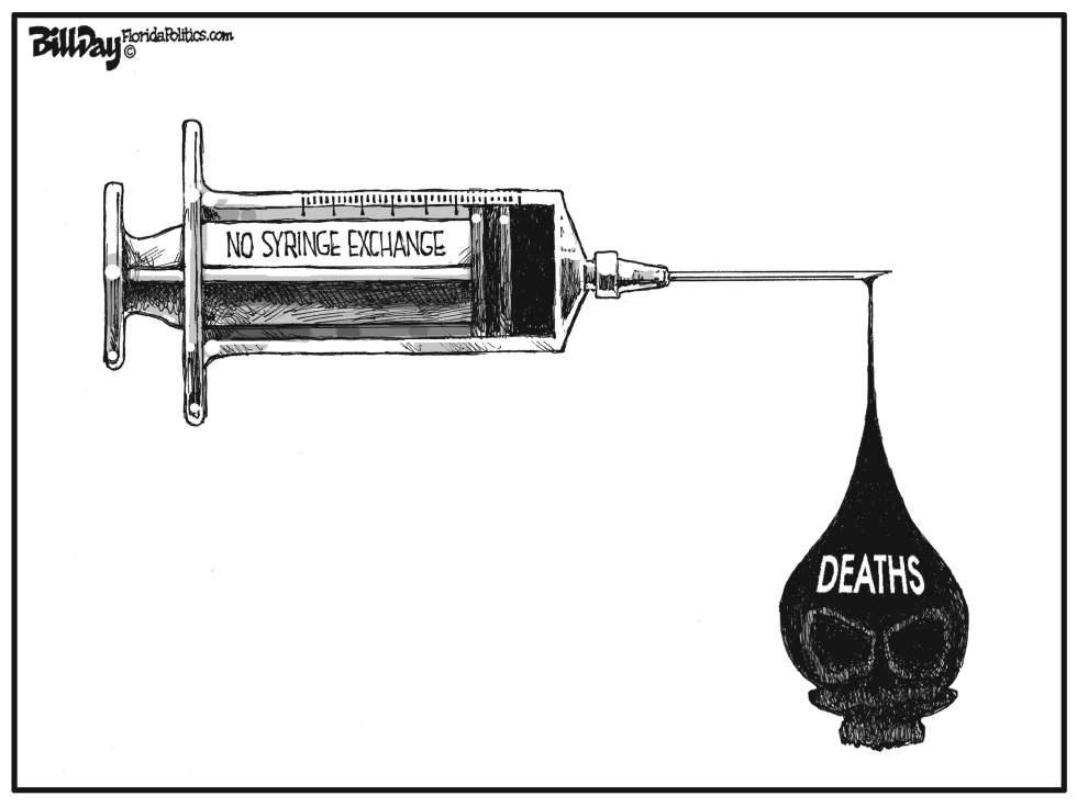  NO SYRINGE EXCHANGE by Bill Day