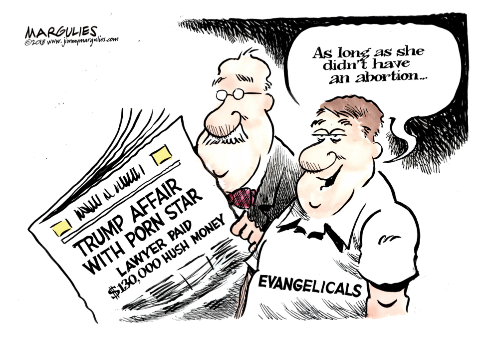 Trump affair with porn star color