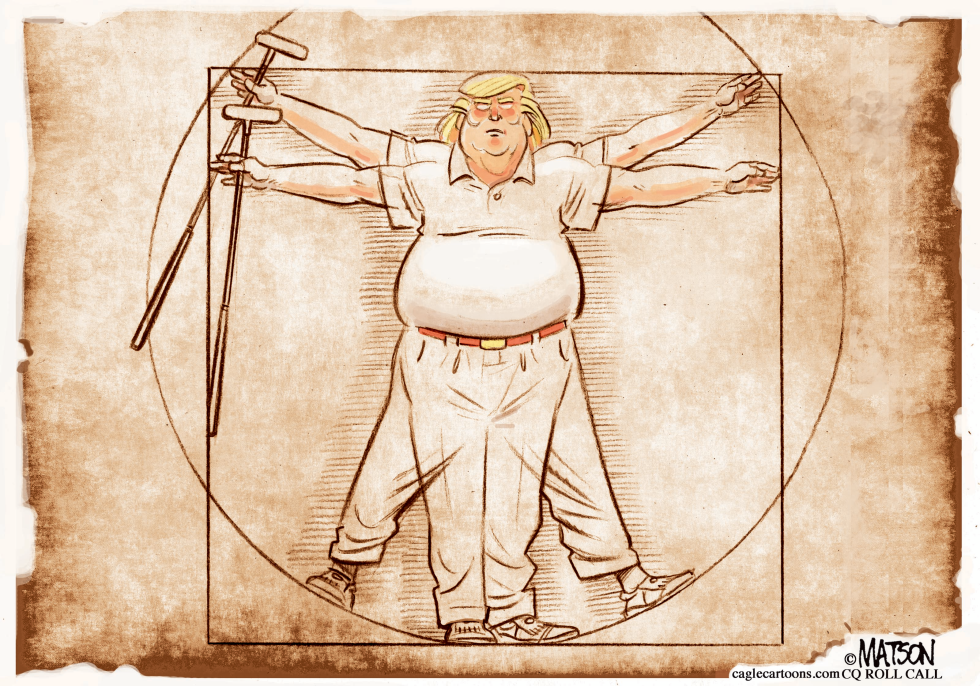 Trumpian Man A Picture Of Perfect Health