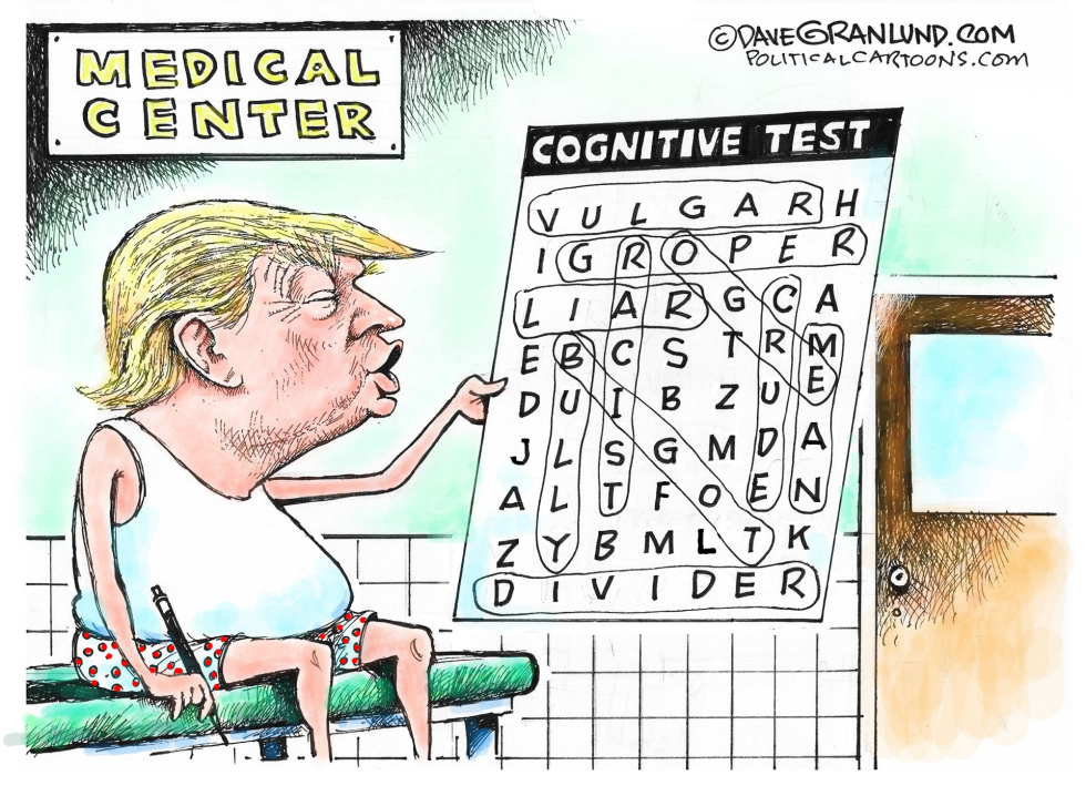 Trump cognitive test COLOR