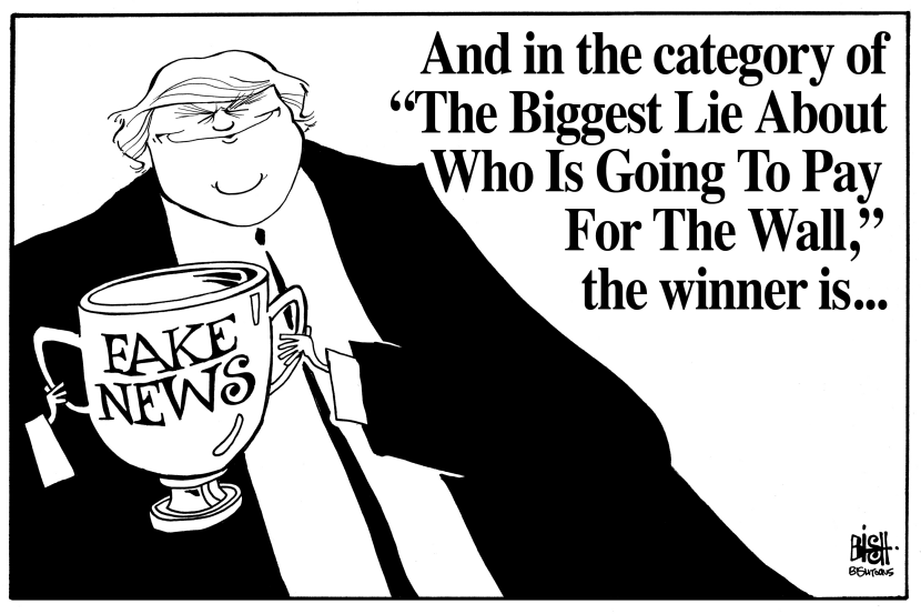 FAKE NEWS AWARDS, B/W