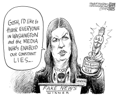 FAKE NEWS AWARDS by Adam Zyglis