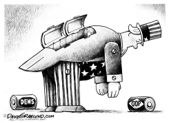 SHUTDOWNS AND POLITICS by Dave Granlund