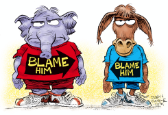BLAME HIM by Daryl Cagle