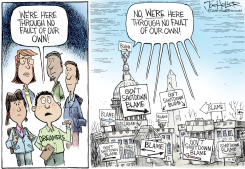 SHUTDOWN BLAME by Joe Heller
