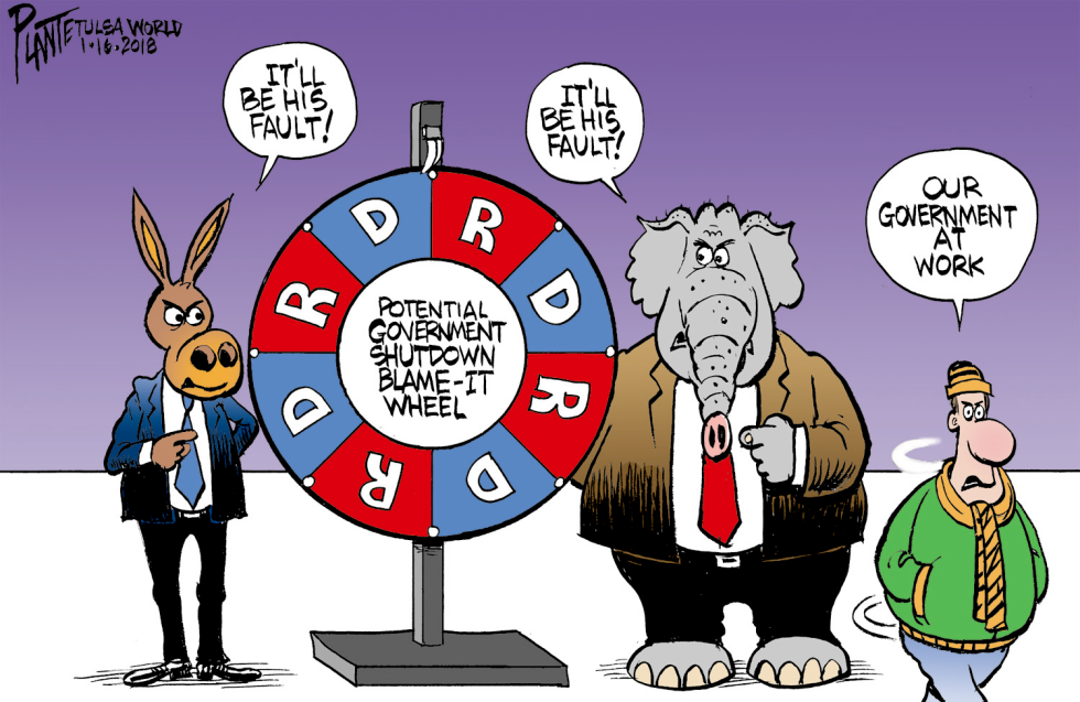Government Shutdown Wheel