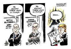 GOVERNMENT SHUTDOWN POLITICS by Jimmy Margulies
