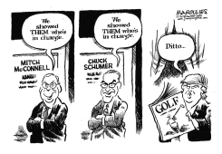 GOVERNMENT SHUTDOWN POLITICS by Jimmy Margulies