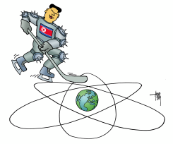 ICE HOCKEY N-KOREA by Arend Van Dam