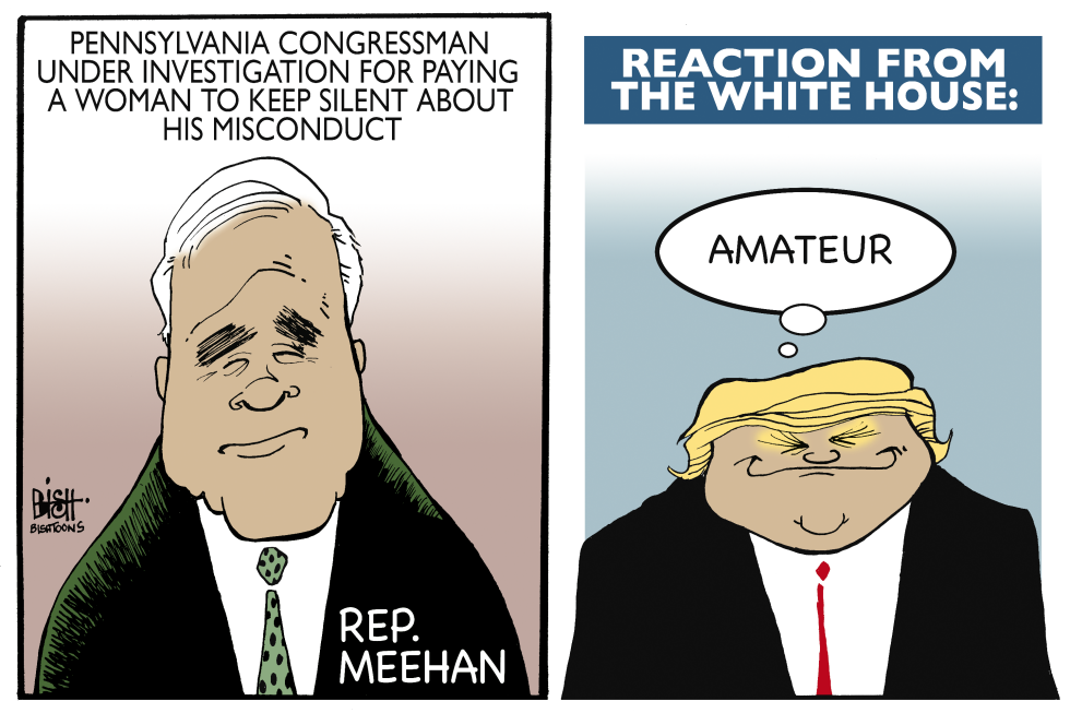 PAYING OFF WOMEN, TRUMP AND MEEHAN, COLOR