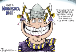VIKINGS SUPER BOWL by Joe Heller