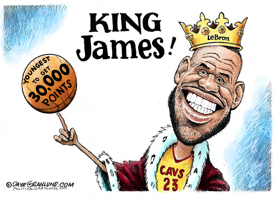 Lebron youngest 30000 pts COLOR