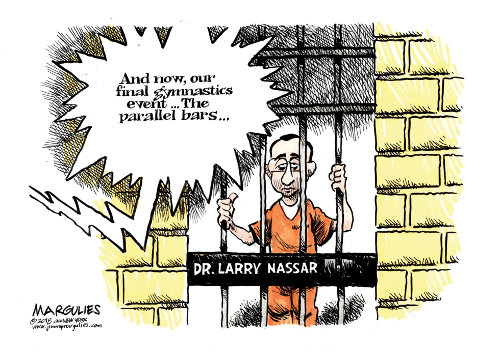 Dr Larry Nassar sentence color
