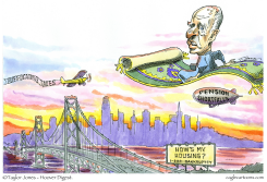 JERRY BROWN SUNSET -  by Taylor Jones