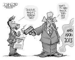 SHUTDOWN BACKFIRE BW by John Cole