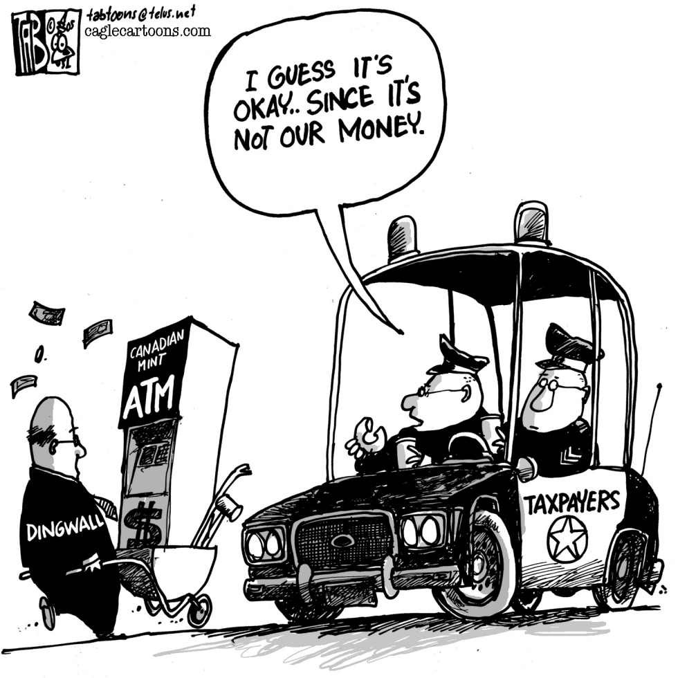 CANADA Good thing its not our money