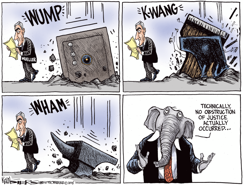 Who's obstructing Justice