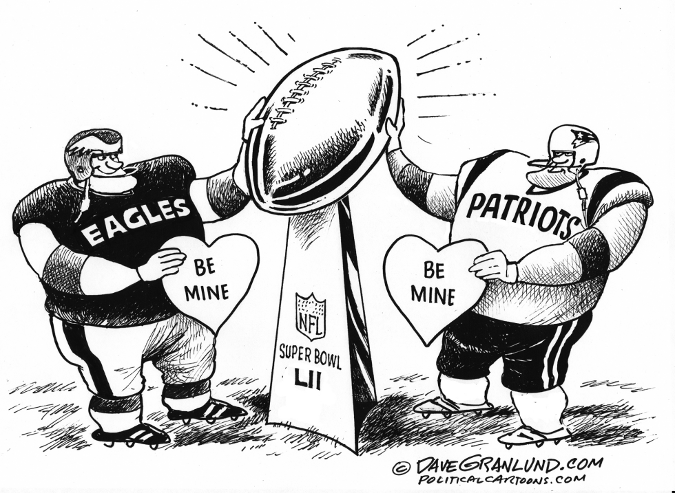 Super Bowl LII Eagles vs Patriots